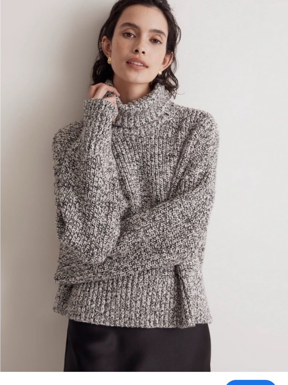 Madewell Wide Rib Turtleneck Sweater